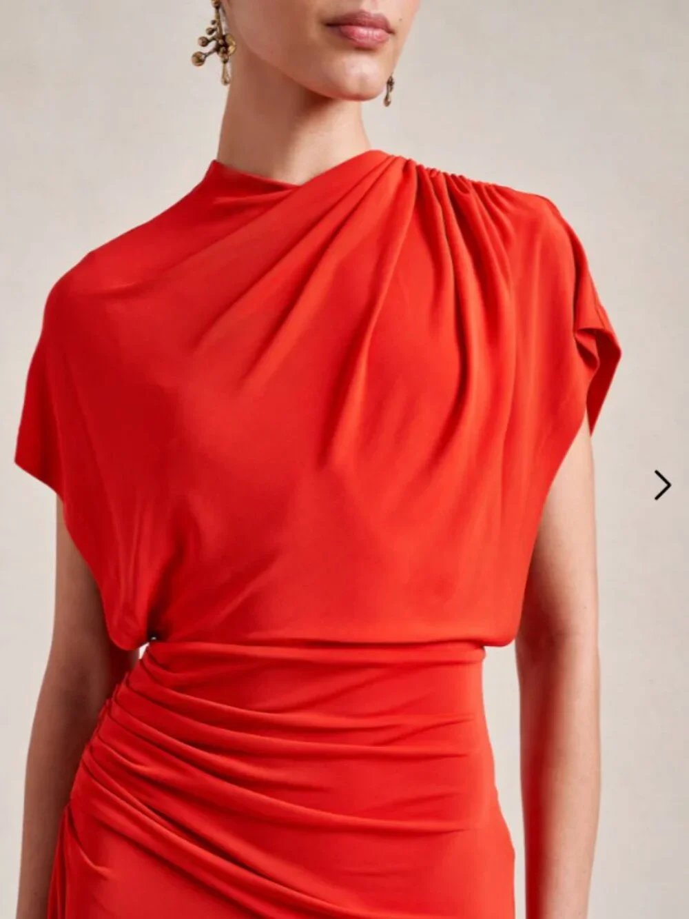 La Ligne NWT Milla dress, tomato, M - Picture 6 of 11
